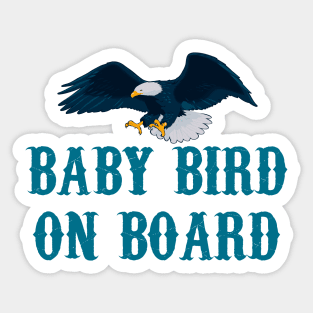 Baby Bird On Board Sticker